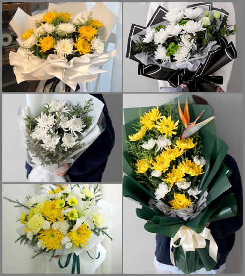 四川宜宾翠屏区南城街道白事花束代送